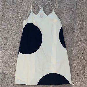 Polka dot shift dress